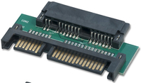 Lindy 33502 adattatore per inversione del genere dei cavi Micro SATA SATA Nero, Verde