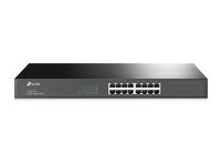 TP-Link TL-SG1016 hálózati kapcsoló Beállítást nem igénylő (unmanaged) Gigabit Ethernet (10/100/1000) 1U Fekete