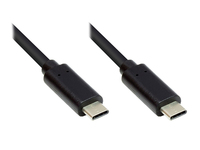 EXSYS EX-K1585-0.5 USB Kabel 0,5 m USB 3.2 Gen 1 (3.1 Gen 1) USB C Schwarz