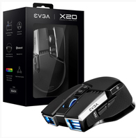 EVGA X20 mouse Right-hand RF Wireless + Bluetooth + USB Type-A Optical 16000 DPI