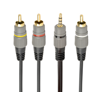 Gembird CCAP-4P3R Audio-Kabel 1,5 m 3.5mm 3 x RCA