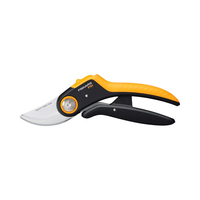 Fiskars Plus PowerLever P721 pruning shears Bypass Black, Orange