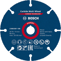 Bosch 2 608 901 196 narzędzie obrotowe do szlifowania/ materiał eksploatacyjny Plastik, Drewno Tracza do cięcia