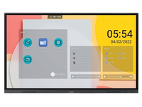 Sharp PNL752B Pannello piatto interattivo 190,5 cm (75") LCD Wi-Fi 400 cd/m² 4K Ultra HD Nero Touch screen Android 16/7