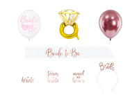 PartyDeco Bride To Be Hochzeits-Accessoire-Set, Mix