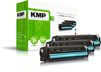 KMP H-T113CMY Tonerkartusche Cyan, Magenta, Gelb