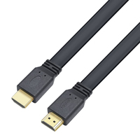 Techly ICOC HDMI2-FE-005TY HDMI-Kabel 0,5 m HDMI Typ A (Standard) Schwarz