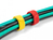 DeLOCK 19076 Kabelbinder Kabelbinder mit Klettverschluss Gemischte Farben 10 Stück(e)