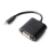 DELL 470-13628 video kabel adapter Mini DisplayPort DVI-D Zwart