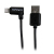 StarTech.com Cavo connettore ad angolo lightning a 8 pin Apple a USB nero da 1 m per iPhone/iPod/iPad