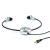 Grundig Swingphone 568 Kopfhörer Kabelgebunden Unter dem Kinn Schwarz, Silber