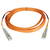 Tripp Lite N320-001 kabel InfiniBand / światłowodowy 0,3 m 2x LC OFNR Szary, Pomarańczowy