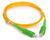 Microconnect FIB884001 cable de fibra optica 1 m SC OS2 Amarillo
