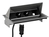 Bachmann 900.406 gniazdko elektryczne Type F + 2 x USB A Szary, Metaliczny