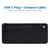 Tripp Lite U442-DOCK16-B laptop-dockingstation & portreplikator Kabelgebunden USB 3.2 Gen 1 (3.1 Gen 1) Type-C Grau