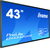iiyama LH4342UHS-B3 signage display Płaski panel Digital Signage 108 cm (42.5") IPS 500 cd/m² 4K Ultra HD Czarny Procesor wbudowany Android 8.0 18/7