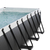 EXIT Black Leather zwembad 400x200x122cm met zandfilterpomp - zwart
