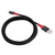Microconnect MC-ALIGHTNING-SC Lightning-kabel 1,5 m Zwart