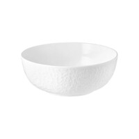 Foodbowl 20cm Relief, Farbe: Weiß, Serie: NORI