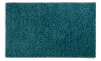 Kela Badematte Maja aus 100% Polyester, petrol, ca. 1200mm x 700mm x 15mm (L x
