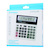 Kalkulator biurowy DONAU TECH, K-DT4125, 12-cyfr. wyświetlacz, wym. 155x152x28 mm, biały