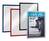 Durable DURAFRAME Self Adhesive Magnetic Signage Frame | 6 Pack | A3 Black