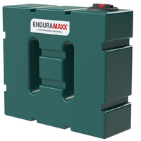 Enduramaxx Baffled Vertical Slimline Water Tank - Dark Green - 500 Litres