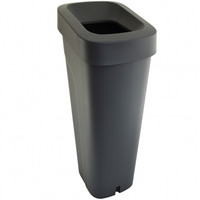 uBin Mini Indoor Recycling Bin - 50 Litre - Grey