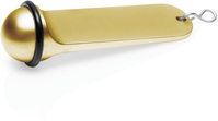 Schlüsselanhänger, 11 cm, goldfarben,