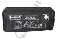 KFZ-Verbandtasche, nach DIN 13164, schwarz, mit Klettband