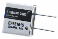 Batteria Cameron Sino, Li-cell EF651615, 3,6 V, 400 mAh