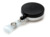 Anwendungsbild - Black/Chrome HD 41mm Badge Reel WIRE Strap Clip - Pack of 50
