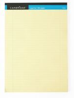 Cambridge Everyday Legal Pad A4 Ruled Margin 100 Pages Yellow Pack 10 100080179