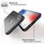 NALIA Custodia Integrale compatibile con iPhone XS Max, Cover Protettiva Fronte e Retro & Vetro Temperato, Phone Case Rigida Protezione Bumper Nero