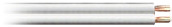 Lautsprecherkabel CCA-Leiter, weiß, 50 m Ring, 2 x 2,5 mm²