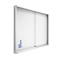 Vitrina Anuncios Pizarra Magnética 100 x 200 cm.