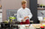 Herrenkochjacke Premium Chef Stoffknöpfe Langarm; Kleidergröße 64; weiß