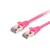 Equip Kábel - 605584 (S/FTP patch kábel, CAT6, Réz, LSOH, rózsaszín, 5m)