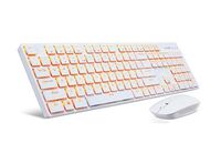 Keyboard Mouse Included Bluetooth Qwerty Us English White Toetsenborden (extern)