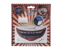 set de maquillage clown d'horreur 5pcs