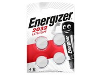 Energizer CR2032 Knoopcel Batterij, diameter 20 mm, 3 V (blister 4 stuks)