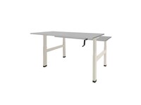 Dextro Duo Zit-Sta Bureau, 180 x 80 cm, Grijs, Wit