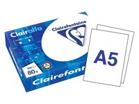 Clairefontaine Wit multifunctioneel 80-grams A5-papier (doos 10 x 500 vel)