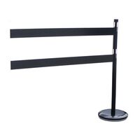 Barrier post extension set with rails