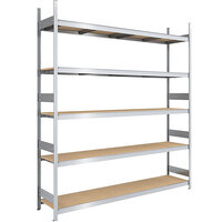 Rayonnage emboîtable extra-large avec tablettes en aggloméré