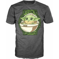 CAMISETA YODA THE CHILD ON BOARD MANDALORIAN STAR WARS