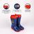 BOTAS LLUVIA PVC MARVEL BLUE