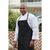Chef Works Urban Unisex Bib Professional Apron in Black Size 1005x890mm