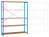 Großfach-Steckregal Grundregal mit 5 Holzverbundböden, HxBxT = 2000 x 1530 x 700 mm | RPK1046.5012
