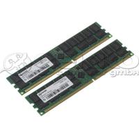 Qimonda DDR-RAM 4GB Kit 2x 2GB PC3200R ECC CL3 - HYS72D256320HBR-5-C